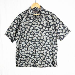 Tori Richard Short Sleeve Button Front Shirt XL Tropical Fish 100% Cotton Hawaii